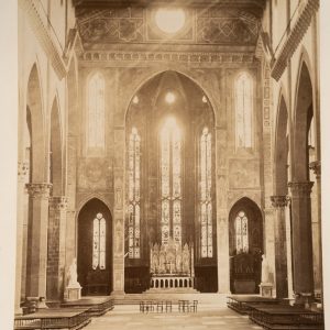 PHOTO Albumine	Italie	Basilique Santa Croce Florence	20X25cm	1880