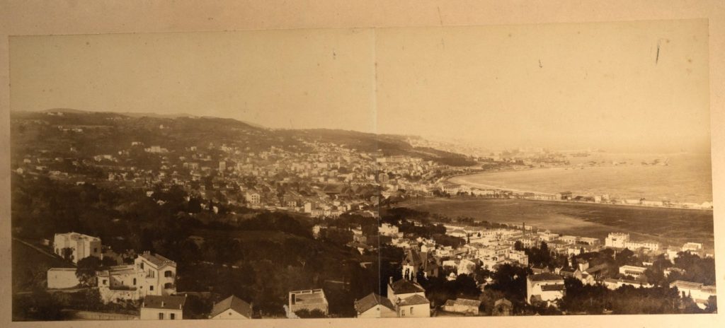 TIRAGE PHOTO	Albumine 1880 panoramique	Alger panorama 20X52cm