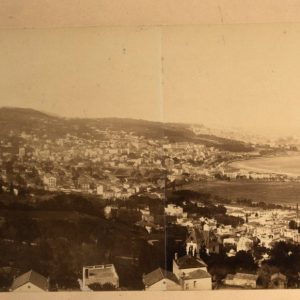 TIRAGE PHOTO	Albumine 1880 panoramique	Alger panorama 20X52cm