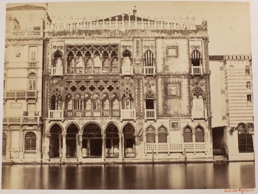 TIRAGE PHOTO ALBUMINE, 1880 ITALIE VENISE ACHILLE QUINET 19X25cm