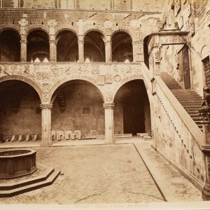 TIRAGE PHOTO ALBUMINE 1880 ITALIE 19X24cm FLORENCE