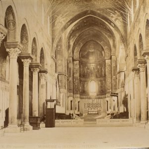 TIRAGE PHOTO ALBUMINE 1880 ITALIE 19X24cm PALERME