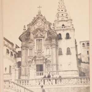 PHOTO-1880 Chiesa di San Gregorio ITALIE Messima-Papier albumine 17,5x24cm