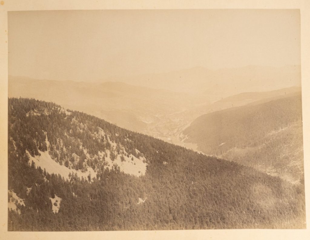 TIRAGE PHOTO	Albumine 1880	Col de la Schlucht VOSGES 25X30cm