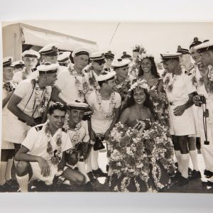 PHOTO 13X18	argentique PORTE HELICOPTERE LE JEANNNE D' ARC 1964  1ERE CAMPAGNE