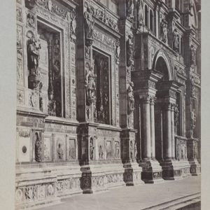 TIRAGE PHOTO	ALBUMINE 1880	CHARTREUSE DE PAVIE ITALIE 20X26cm