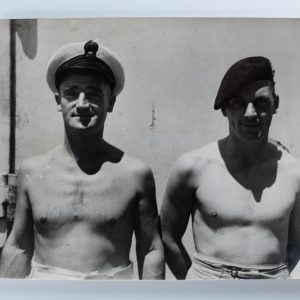 PHOTO de presse militaire 1945 armée britannique en Libye 15X2Ocm