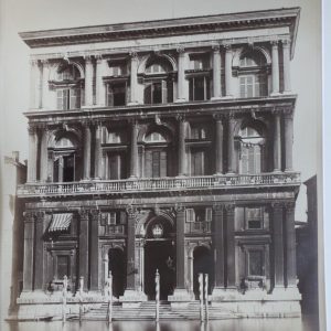 TIRAGE PHOTO Tampon sec Naya (Carlo) 1880 ITALIE VENISE PALAZZO GRIMANI 25x32cm