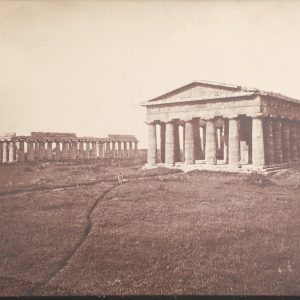 PHOTO-1880 ITALIE Tempio di Nettuno, Pesto  Edizioni Brogi-Papier Albumine 18x25