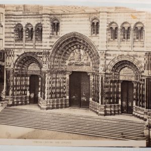 TIRAGE PHOTO	ALBUMINE, 1880, A. MANGIAGALLI	ITALIE GENES   23X29cm