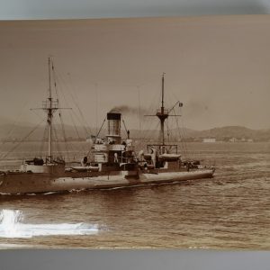 PHOTO citrate	France	BATEAU MILITAIRE	22X28CM	1900 Torpilleur Aviso
