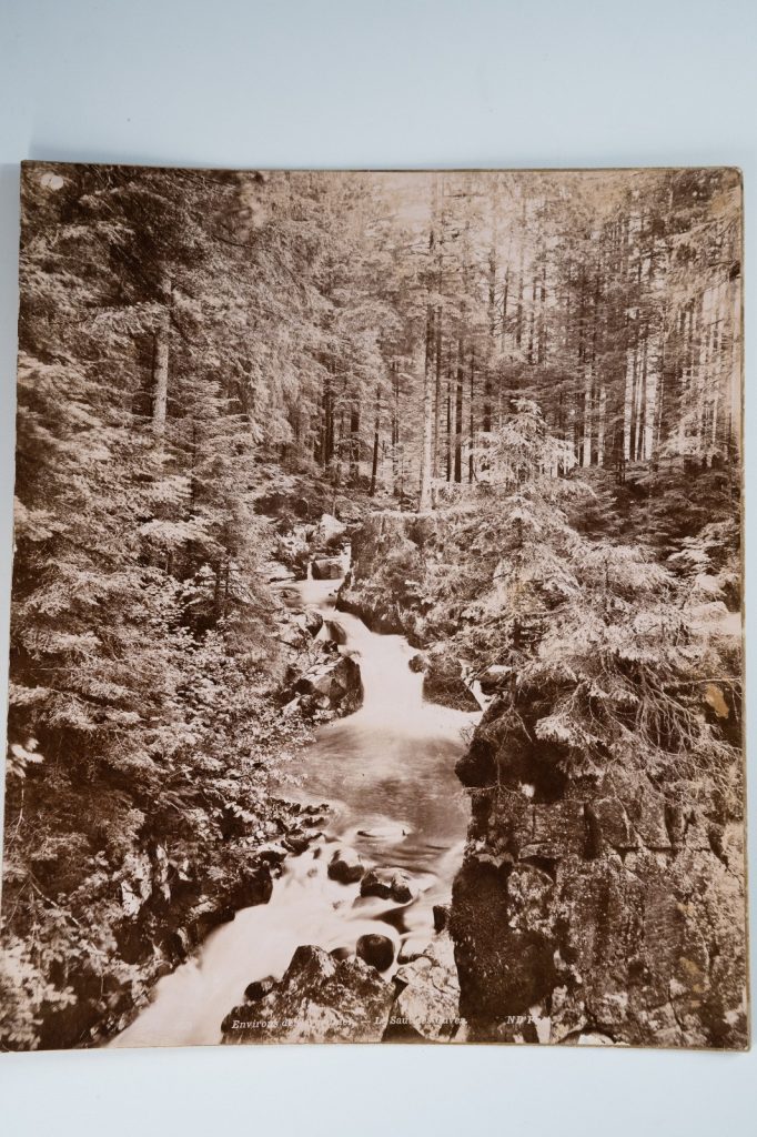 Photo Albumine France La Vologne dans Les Vosges 23X28cm 1890