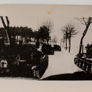 PHOTO OFFICIEL GOUVERNEMENTAL DE PRESSE 15X20cm 1945 char russe