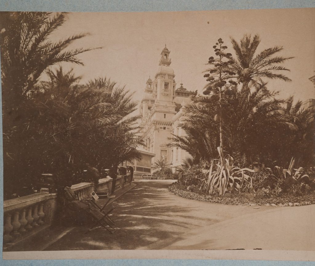 PHOTO Albumine France JEAN GILETTA Le Casino 1880 Monaco 22X27cm