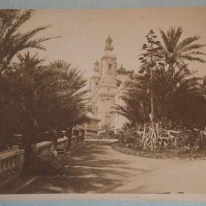 PHOTO Albumine	France	JEAN GILETTA  Le Casino  1880 Monaco	22X27cm