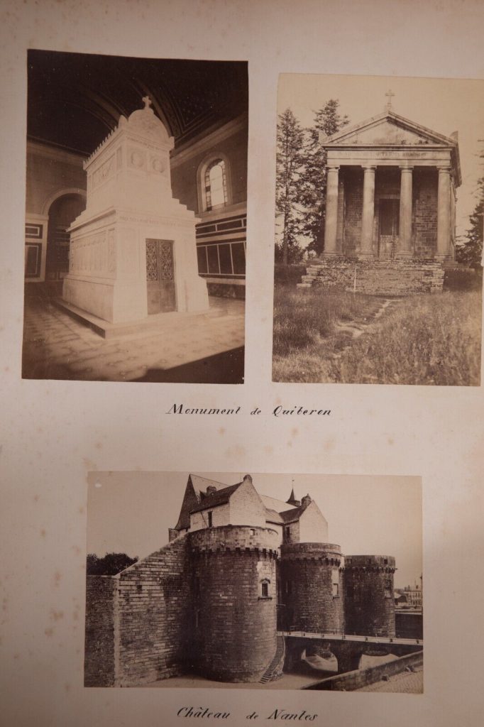 TIRAGE PHOTO	5 ALBUMINE SUR CARTON 1880 PAU FRANCE CARTON 37X26CM