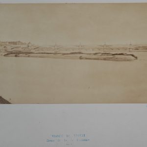 PHOTO Albumine	France	Viaduc de Nevers	16X37cm	1870