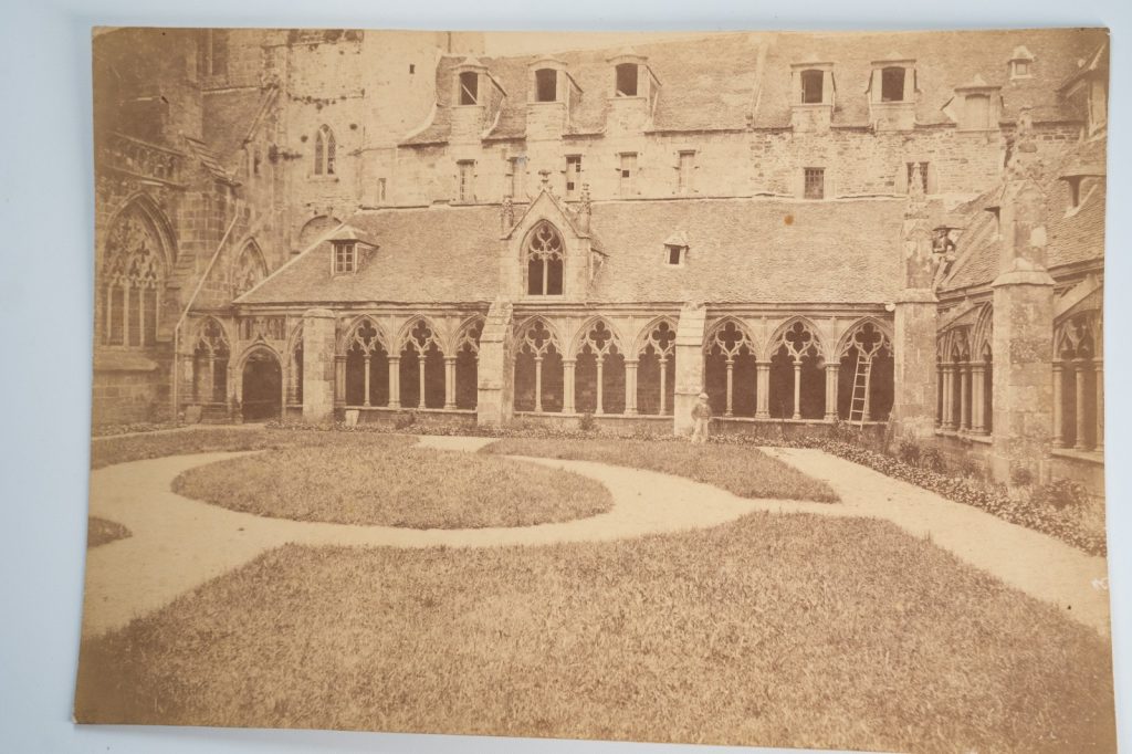 Photo Albumine France La cathédrale Saint-Tugdual de Tréguier 19X27cm 1880