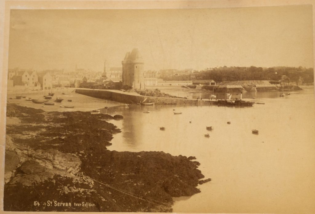Photo Albumine France SAINT SERVAN TOUR SOLIDOR 20X30cm 1880