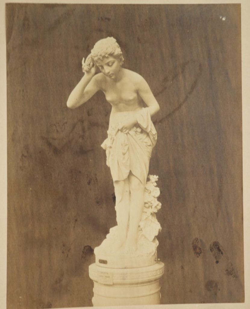 photo Albumine France STATUE Exposition universelle PARIS 1878 19X24cm 1880