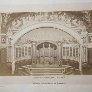 photo Albumine	France	Exposition universelle de 1878 Palais du Trocadéro	18X29cm