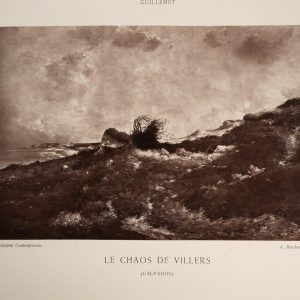 Photo Albumine	France	PHOTO DE TABLEAUX GUILLEMET	1880 CAHOS DE VILLERS 16X24cm