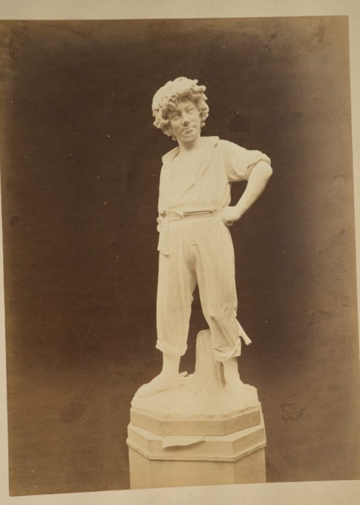 photo Albumine France STATUE Exposition universelle PARIS 1878 19X24cm 1880