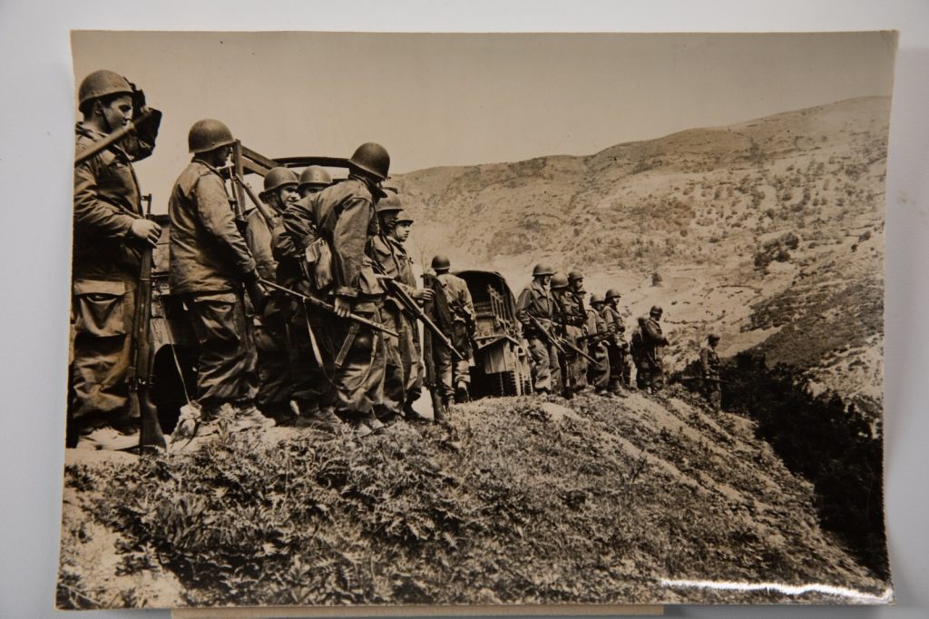 PHOTO DE PRESSE TAMPON AGENCE INTERCONTINENTAL 1950 GUERRE D' ALGERIE 13X18cm