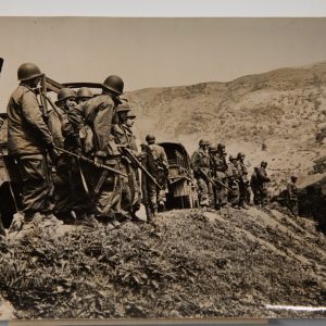 PHOTO DE PRESSE TAMPON AGENCE INTERCONTINENTAL 1950	GUERRE D' ALGERIE 13X18cm