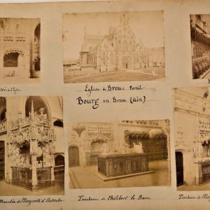 PHOTO Albumine	France	Bourg en Bresse	8 Photo 10X15cm Carton 32X64cm	1870