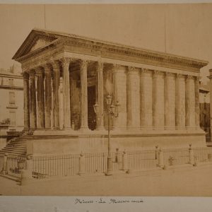 TIRAGE PHOTO	Albumine	France	NIMES MAISON CARREE	21X27cm	1870