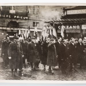 TIRAGE PHOTO	ARGENTIQUE, 1937	DE PRESSE  DALADIER 18X23cm