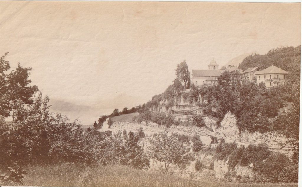 TIRAGE PHOTO ALBUMINE FRANCE Saint-Germain-sur-Talloires 1880 10X15CM