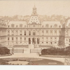Hôtel de ville, Le Havre ALBUMINE 1880 PAYSAGE FRANCE 9,5X15cm