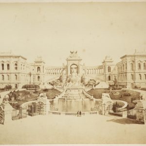 photo Albumine	France	Marseille	21X28cm	1880 palais des arts de Lonchamp