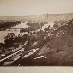 Photo Albumine	France	Rouen vue générale	21X27cm	1880