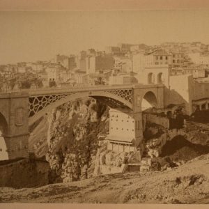 TIRAGE PHOTO	ALBUMINE 1880	Algérie Constantine 15X29cm PONT EL KANTARA