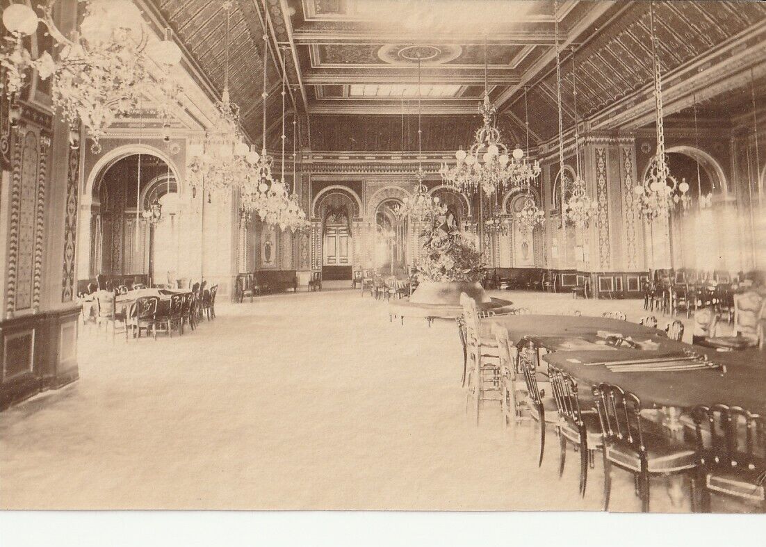 MONTE CARLO MONACO CASINO ALBUMINE 1880 PAYSAGE FRANCE 9,5X15cm
