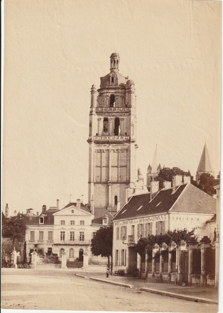 Tour (ancienne église) Saint Antoine ALBUMINE 1880 PAYSAGE FRANCE 9,5X15cm
