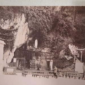 TIRAGE PHOTO	ALBUMINE 1899 ATTRIBUE A VIRON	PYRENEES LOURDES 25X29cm	SEPIA