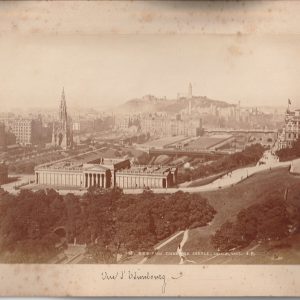 PHOTO	ALBUMINE CARTON RECTO VERSO 1880 ECOSSE ANGELTERRE PHOTO 13X19cm