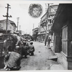 TIRAGE PHOTO	argentique 1950 PHOTO DE PRESSE MILITAIRE GUERRE DE COREE 21X25cm