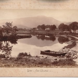 PHOTO	ALBUMINE CARTON RECTO VERSO 1880 ECOSSE PHOTO 13X19cm