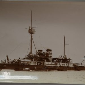 PHOTO citrate	France	BATEAU MILITAIRE	22X28CM	1900 LE RICHELIEU
