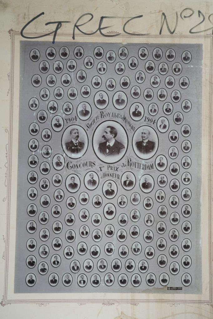Photo Argentique France société royal de musique Rotterdam 27X37cm 1900