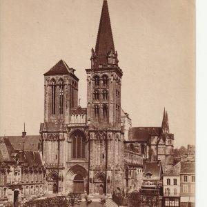 Cathédrale Saint-Pierre de Lisieux PHOTO	ALBUMINE 1880 PAYSAGE FRANCE 12X18cm