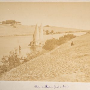 PHOTO Albumine	Egypte	Chalet du Khedive Canal de Suez	1870  25X30CM
