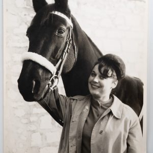 PHOTO Argentique	France	Equitation cheval saut d'obstacles	24X29cm	1970