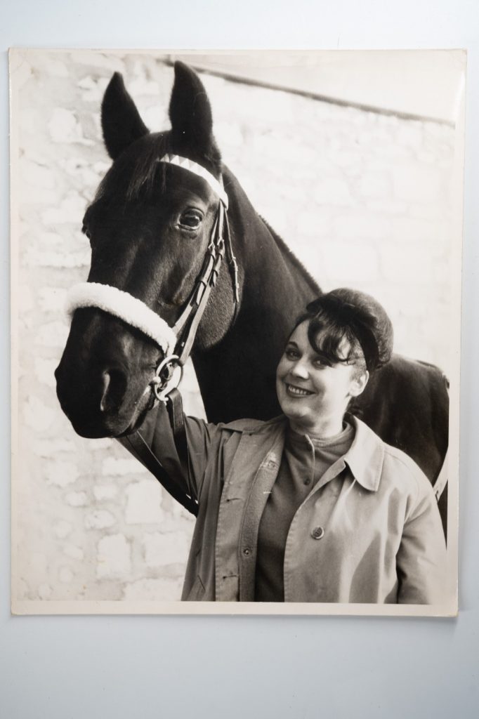 PHOTO Argentique France Equitation cheval saut d'obstacles 24X29cm 1970