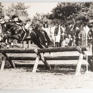 PHOTO Argentique	France	Equitation cheval saut d'obstacles	24X29cm	1970